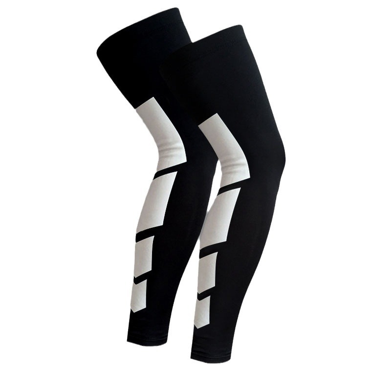 Защитни ленти за долната част на крака за баскетбол и футбол — удължени, слънцезащита, еластични с Лайкра и бързо изсъхване