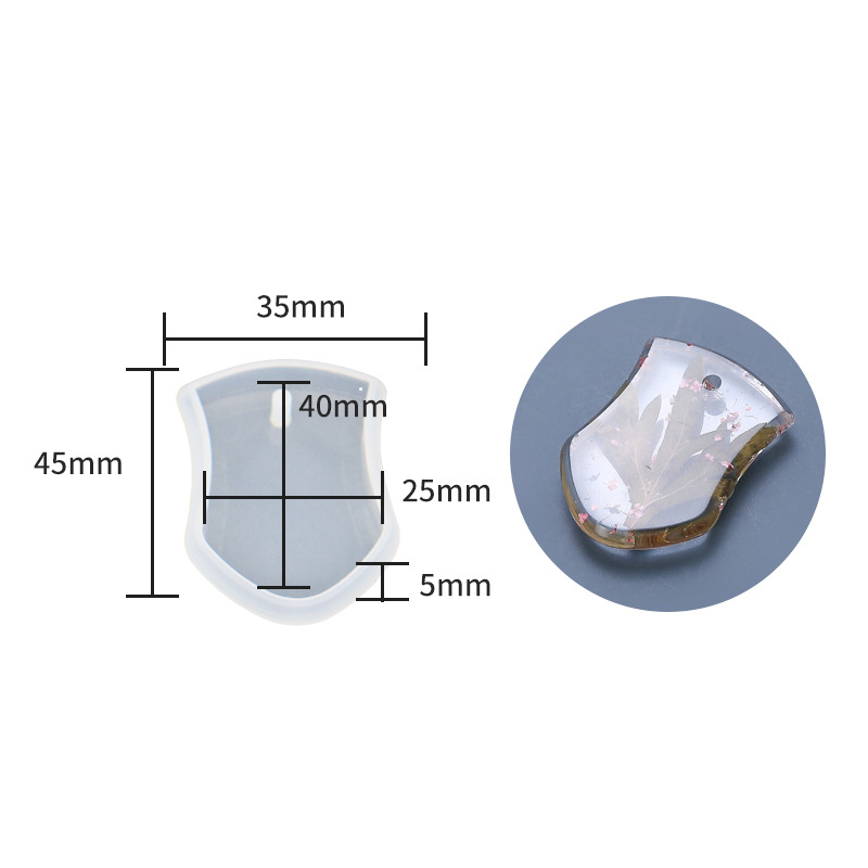 Szilikon süteményforma, szabályos sokszögű alak, gyanta öntésére (Anyag: Szilikon; Kategória: Süteményformák; Forma: szabályos sokszög; Használat: gyanta öntés)