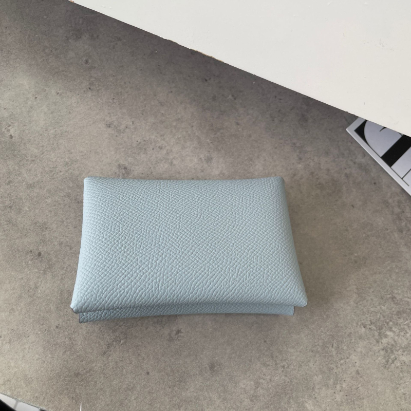 Card holder și portofel pentru monede din piele naturală, piele de vită cu două straturi, design urban minimalist, unisex, ultra ușor și compact, versiunea de iarnă 2024