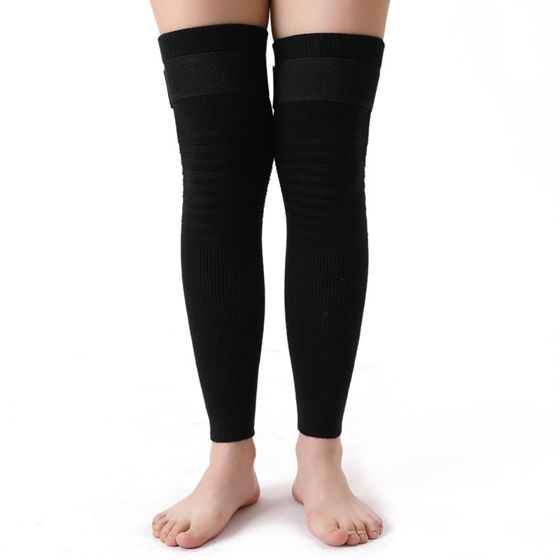 Тънък колянен маншет за затопляне от мерсеризиран памук, за възрастни, унисекс, Velvet Wolf, Есен 2024