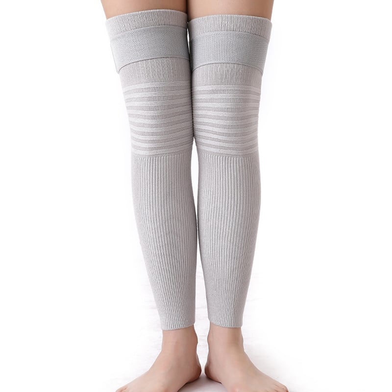 Тънък колянен маншет за затопляне от мерсеризиран памук, за възрастни, унисекс, Velvet Wolf, Есен 2024