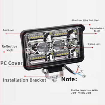 LED фар за автомобил (78W, 12-80V, 12000 lm, 6000-6500K)