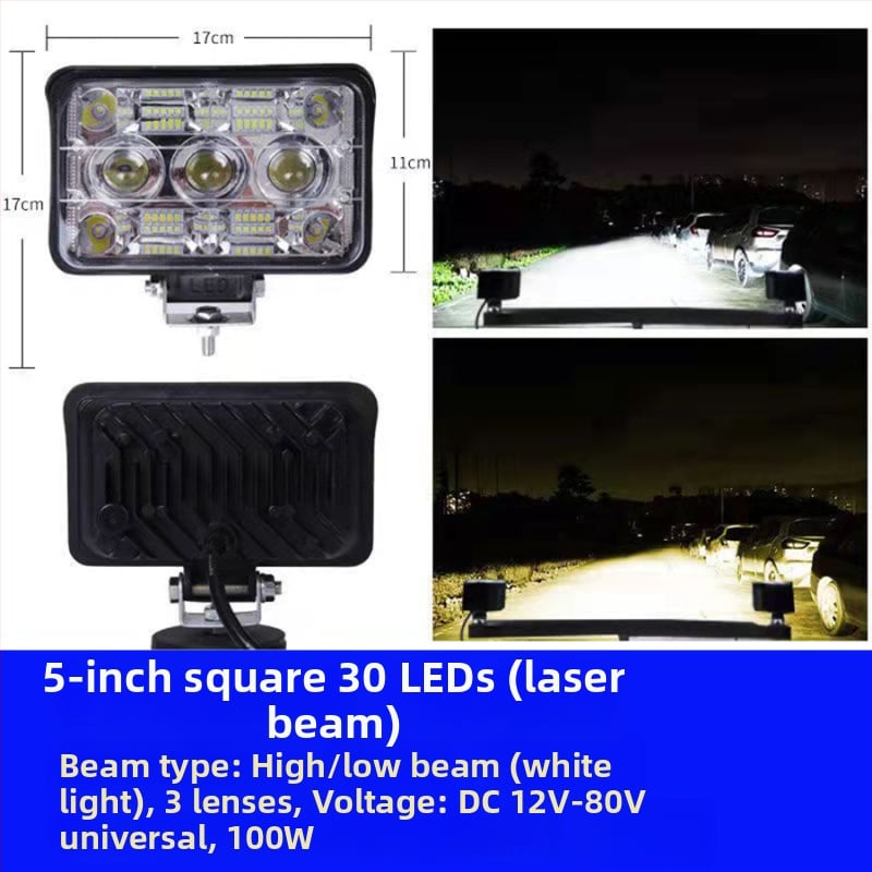 LED фар за автомобил (78W, 12-80V, 12000 lm, 6000-6500K)