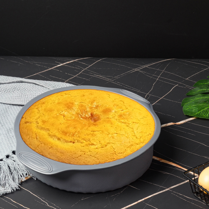 Okrúhla silikónová forma na koláč – nepriľnavá, odolná voči teplote do 230°C, na pečenie DIY