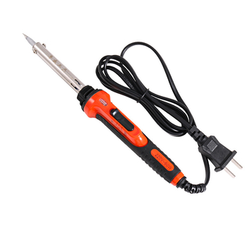 Elektrický spájkovač pre domáce použitie, gumová rukoväť, 220V, vonkajšie zahrievanie, profesionálna trieda, vhodný na spájanie, odspájkovanie a pyrografiu