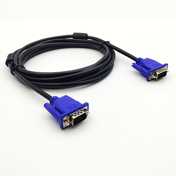 Monitor VGA-kábel, VGA csatlakozó, ötvözetes vezeték, kézi forrasztás