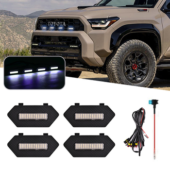Dnevna LED svjetla za Toyota 4Runner TRD Pro – PVC konstrukcija, 12V, 5000 lm, vijek trajanja 80000 h