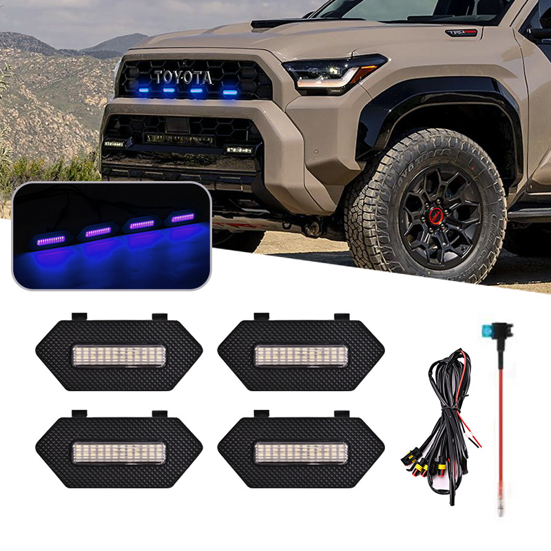Dnevna LED svjetla za Toyota 4Runner TRD Pro – PVC konstrukcija, 12V, 5000 lm, vijek trajanja 80000 h
