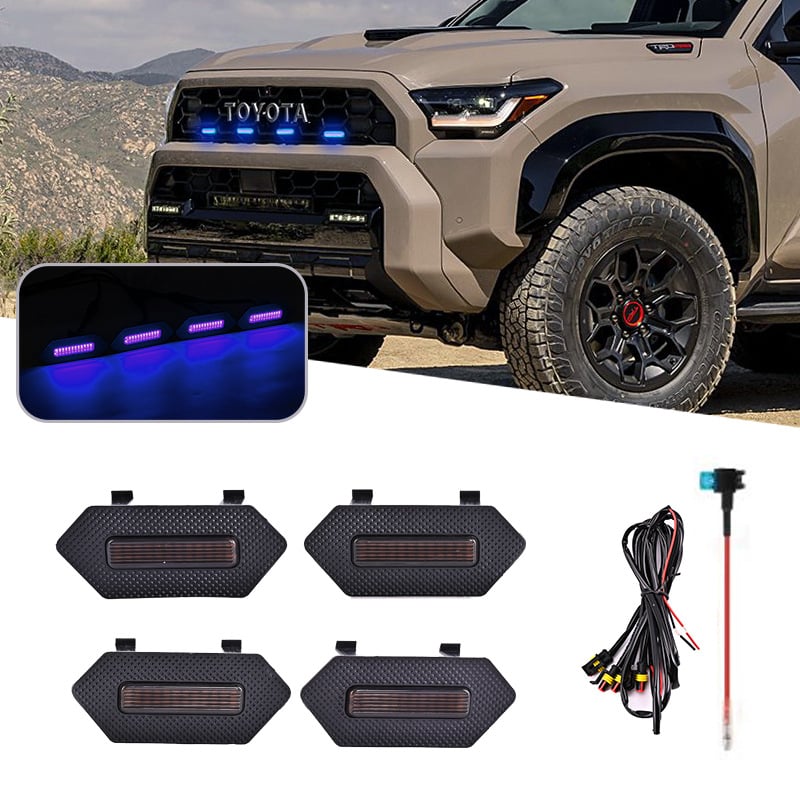 Dnevna LED svjetla za Toyota 4Runner TRD Pro – PVC konstrukcija, 12V, 5000 lm, vijek trajanja 80000 h