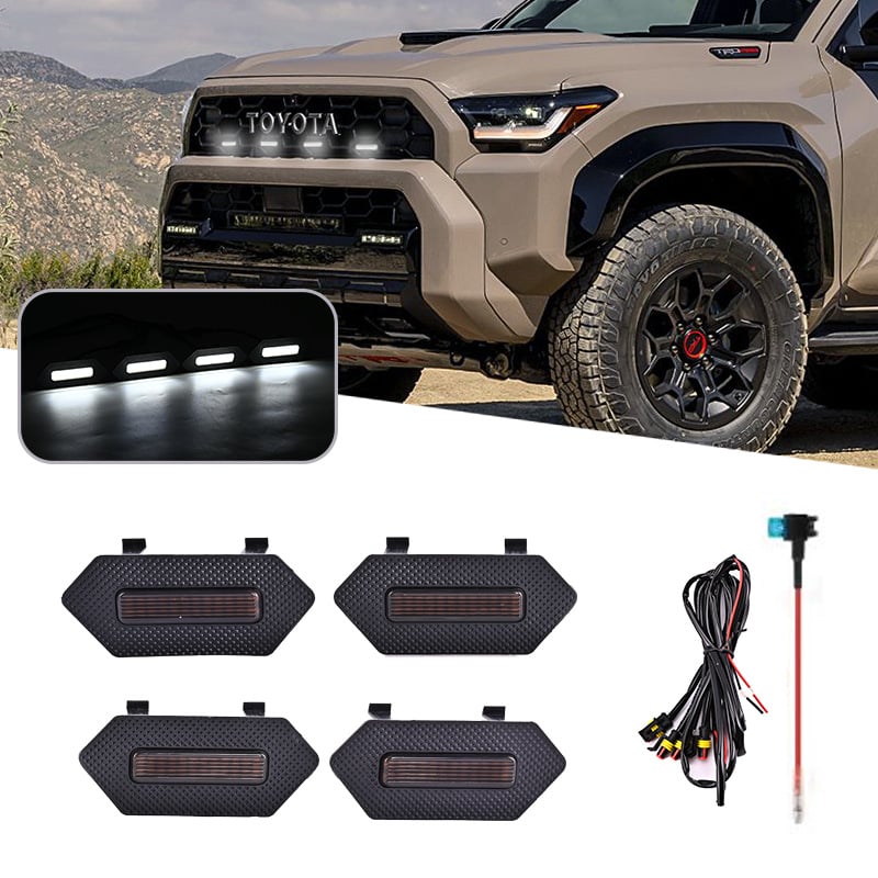 Dnevna LED svjetla za Toyota 4Runner TRD Pro – PVC konstrukcija, 12V, 5000 lm, vijek trajanja 80000 h