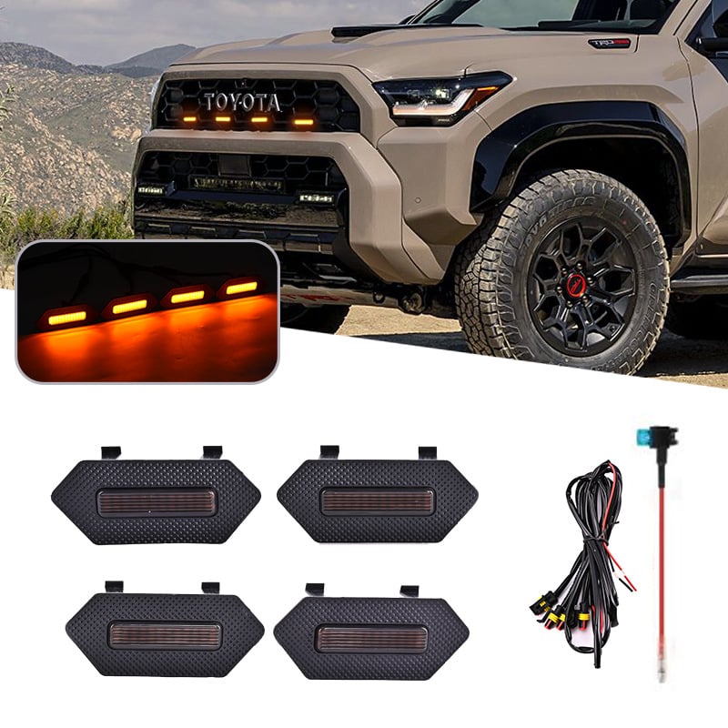 Dnevna LED svjetla za Toyota 4Runner TRD Pro – PVC konstrukcija, 12V, 5000 lm, vijek trajanja 80000 h