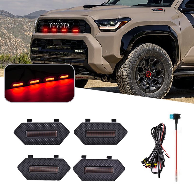 Dnevna LED svjetla za Toyota 4Runner TRD Pro – PVC konstrukcija, 12V, 5000 lm, vijek trajanja 80000 h