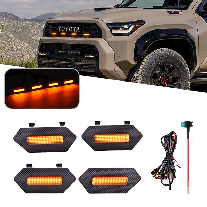 Dnevna LED svjetla za Toyota 4Runner TRD Pro – PVC konstrukcija, 12V, 5000 lm, vijek trajanja 80000 h