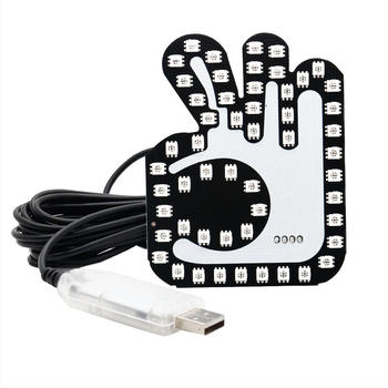 Автомобилен жестов светлинен индикатор RGB, 12V, 0.18A, 2W, 500 lm