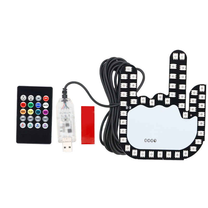 Автомобилен жестов светлинен индикатор RGB, 12V, 0.18A, 2W, 500 lm