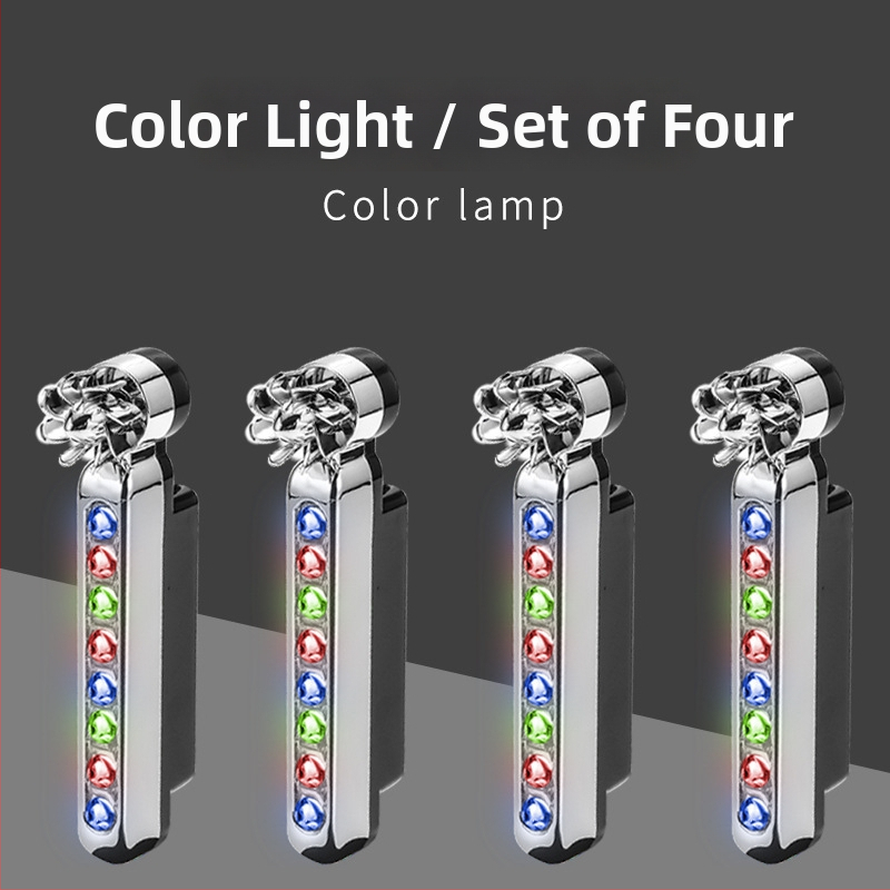 Curdy Вятърно дневно осветление — LED дневни светлини за автомобили, захранвани от вятър, без кабели, лампа със средна решетка