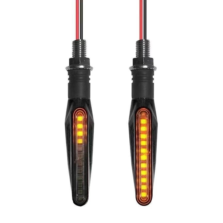 LED pokazivač smjera za motocikl, 12V, ravni bar dizajn, model 027a/027b, univerzalna kompatibilnost