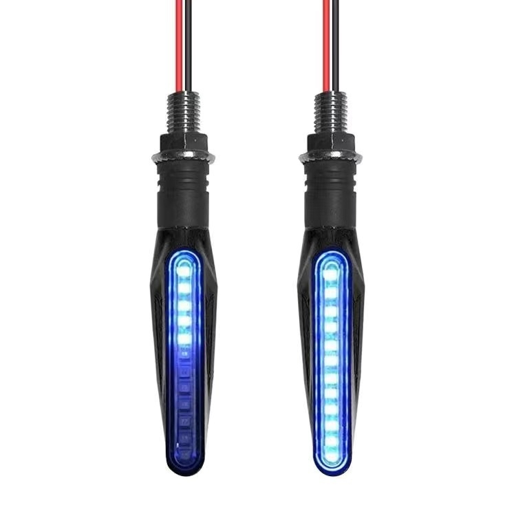 LED pokazivač smjera za motocikl, 12V, ravni bar dizajn, model 027a/027b, univerzalna kompatibilnost