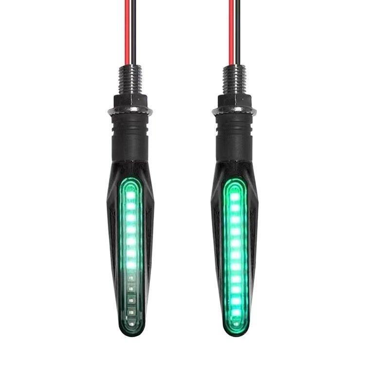 LED pokazivač smjera za motocikl, 12V, ravni bar dizajn, model 027a/027b, univerzalna kompatibilnost