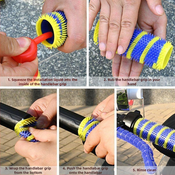 Kormányvédő burkolat elektromos járműhöz/motorkerékpárhoz, alumíniumötvözetből, csúszásmentes és izzadás elleni, Sudden luck kompatibilis