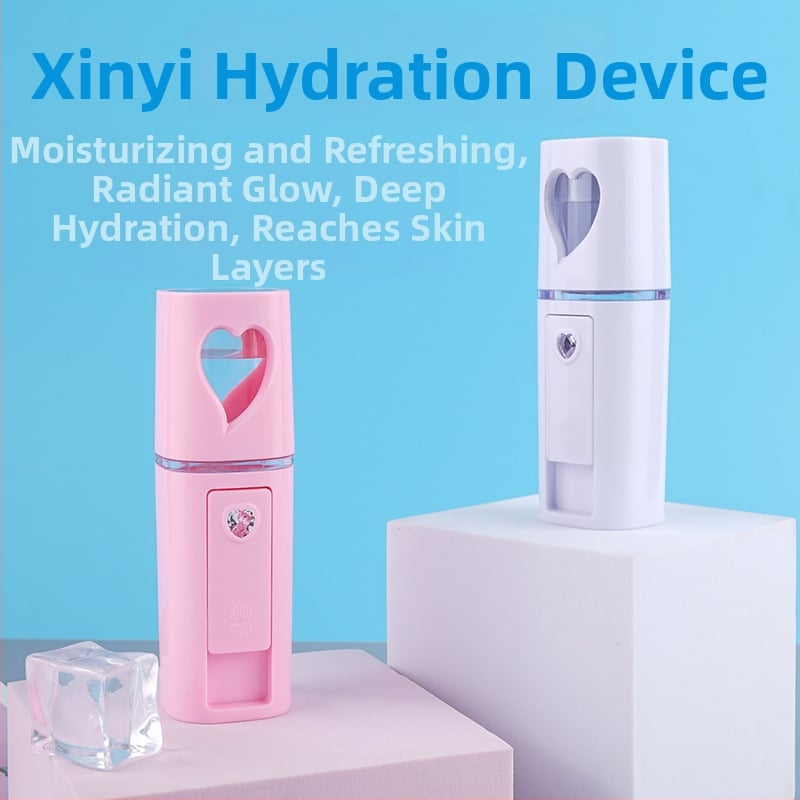 Käsitsi niisutuspritsik: külm pihustus, nano udu, sisseehitatud aku 300–500 mAh, pihustamise aeg kuni 10 s, 1. režiim