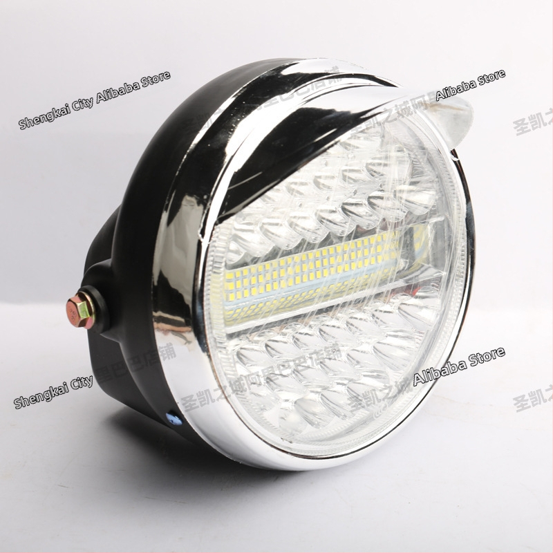 LED priekšējais luktura komplekts motociklam un elektriskajam tricikam, universāls 48-60V