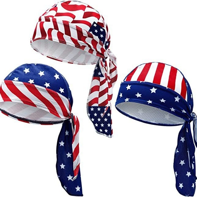 Szabadban kerékpáros fejkendő – lélegző, UV-védelem, csíkos mintázat, anyag Spandex/Lycra, logónyomás, testreszabható, uniszex, felnőtteknek