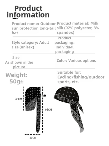 Kültéri gyorsan száradó kerékpáros turbánkalap pánttal, sisakkal kompatibilis, poliészter, kaszu virágos minta, uniszex