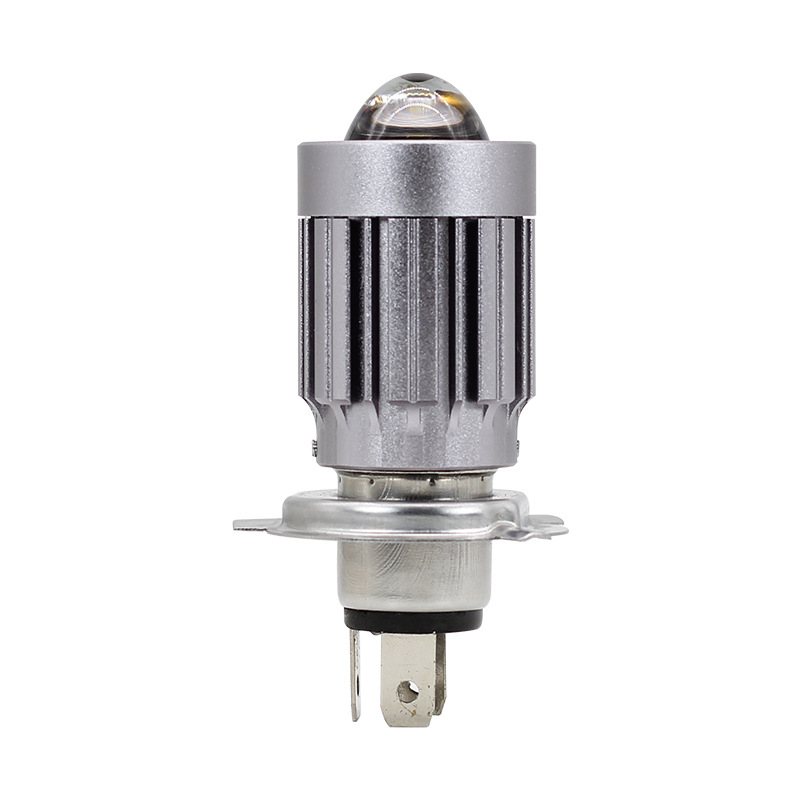 Stone Fence motorkerékpár LED fényszóró H4, kettős csatlakozás, alumínium ház, 12V, 30W, közeli és távoli fény