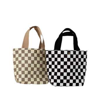 Corduroy vintage kézitáska ebédhez nőknek — horizontális négyszögletes forma, mágneszáras zárás, pamut bélés, városi stílus