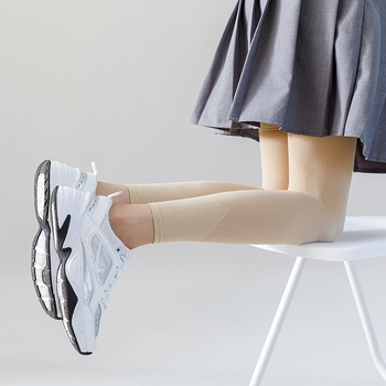 Manșetă pentru picior din nylon, cu protecție UV și pernă pentru genunchi, pentru activități în aer liber, cu șnur reglabil (Material: Nylon; Tip: manșetă cu șnur; UV protecție)