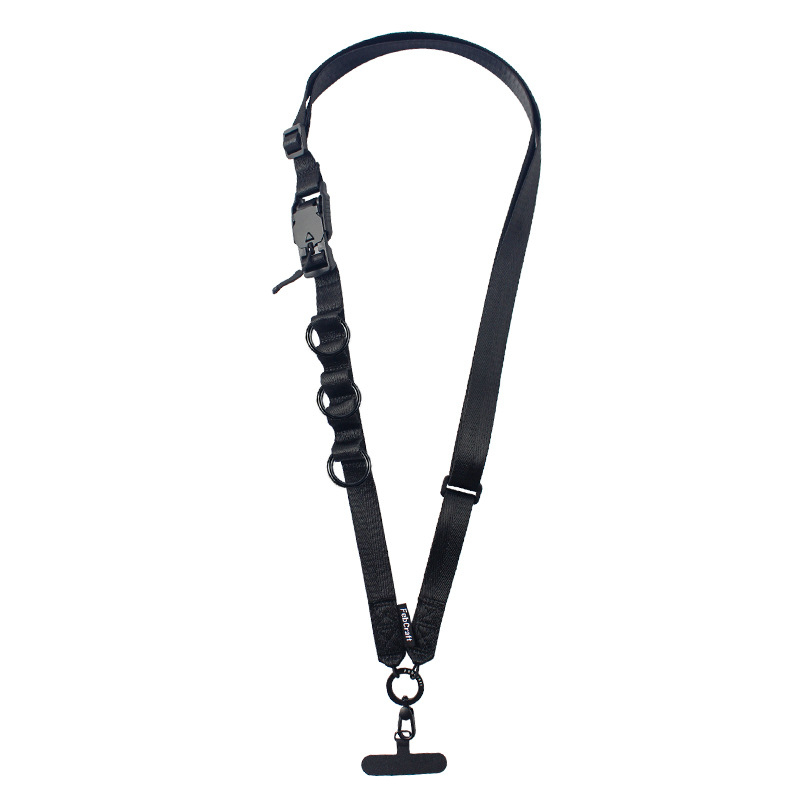 Lanyard pentru telefon, din nylon, cataramă din metal, unisex, ambalaj individual