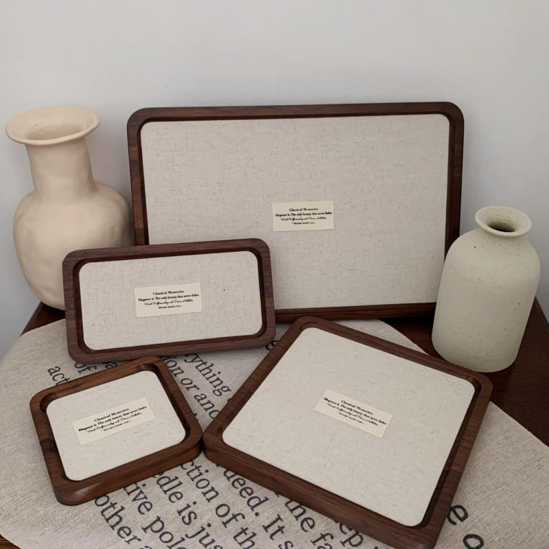 Drvena ploča za prikaz nakita za prstenje i lančiće, jednodjelna, umjetnički stil, sprejem oslikana