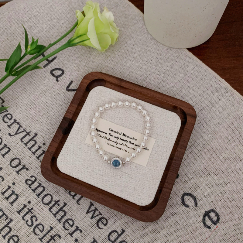 Drvena ploča za prikaz nakita za prstenje i lančiće, jednodjelna, umjetnički stil, sprejem oslikana