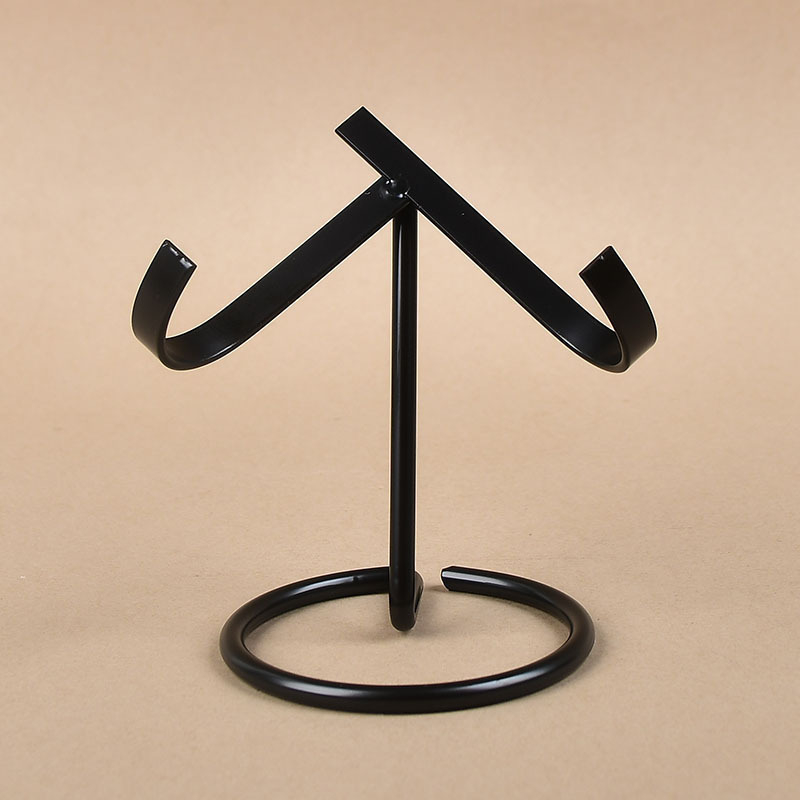 Suport metalic pentru ornamente din cristal, suport de expunere pentru grupuri de cristale și fosile, stil modern minimalist, finisaj electroplacat, personalizare disponibilă