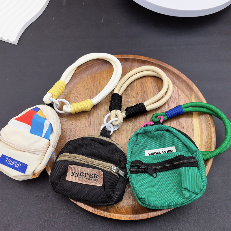 Lančić za mobitel — pleteni dizajn, poliester materijal, metalna kopča, unisex stil