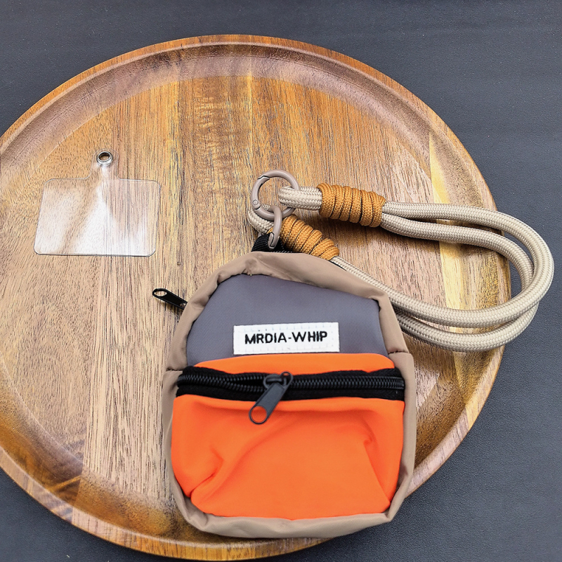 Lančić za mobitel — pleteni dizajn, poliester materijal, metalna kopča, unisex stil