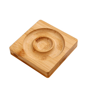 Stalak za izlaganje nakita – okrugli drveni pladanj za narukvice, umjetnički stil, tehnika bušenja, brend Hi Purple