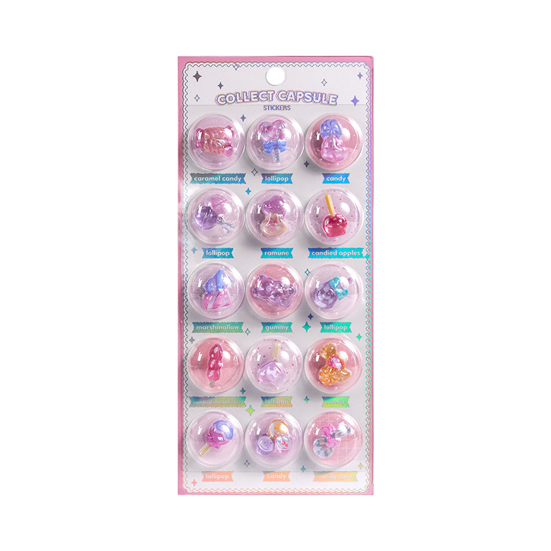 3D релефен кристален стикер за деца – карикатура стил, изработка: стикер, артикул BUH, Без персонализация