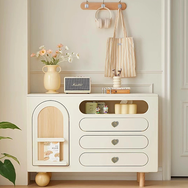 Držač u obliku srca za namještaj | od cinkovog legura, moderni minimalistički stil | za ladice, ormar, ormarić i kupaonica | model 8885, elektroplatiranje