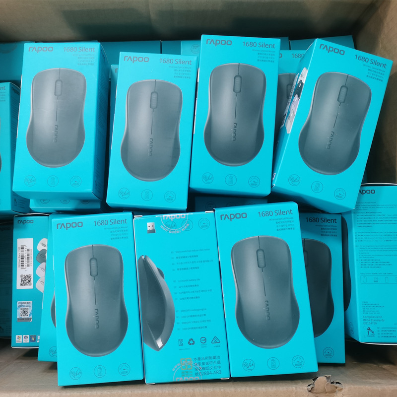 Rapoo 1680 безжично и кабелно USB мишка за офис, преносима