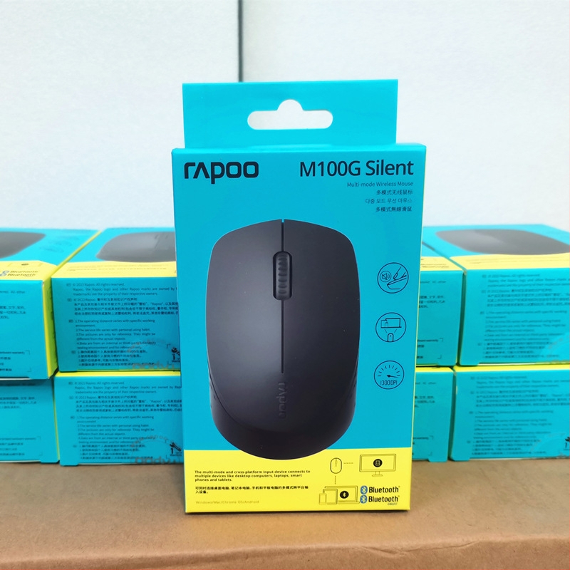 Rapoo 1680 bezdrôtovo-drôtová USB myš do kancelárie, prenosná