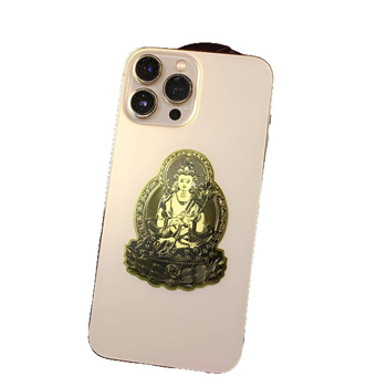 Nálepky na telefón a tabletu s témou Šťastný Buddha, Dvanásť znamení zverokruhu a Osem ochráncov; Kov, UV tlač, Nový čínsky štýl