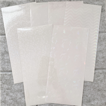 Телефонен прозрачен стикер с лазерен ефект, принт, лепило, Bensheng, сладък стил