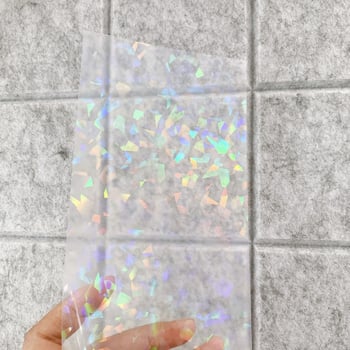 Телефонен прозрачен стикер с лазерен ефект, принт, лепило, Bensheng, сладък стил