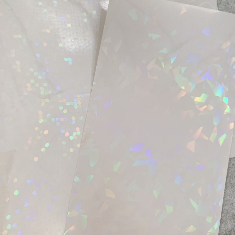 Телефонен прозрачен стикер с лазерен ефект, принт, лепило, Bensheng, сладък стил