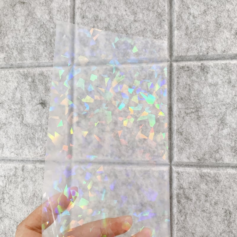 Телефонен прозрачен стикер с лазерен ефект, принт, лепило, Bensheng, сладък стил