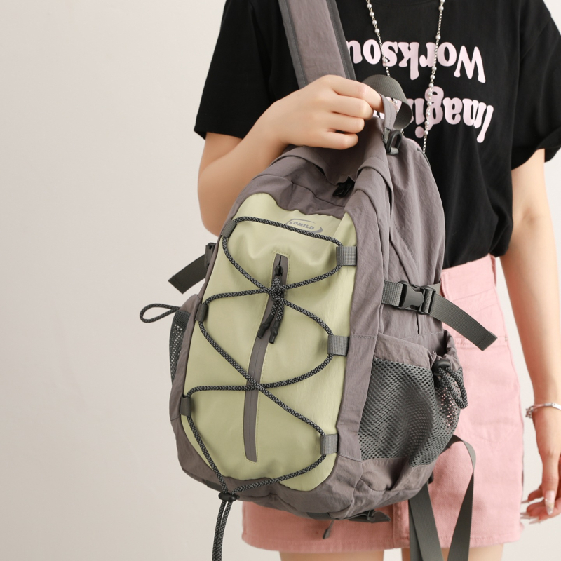 Casual ruksak unisex za planinarenje i putovanja, <20L, pogodan za 8-inčni prijenosno računalo, uzorak 69850, ljeto 2025