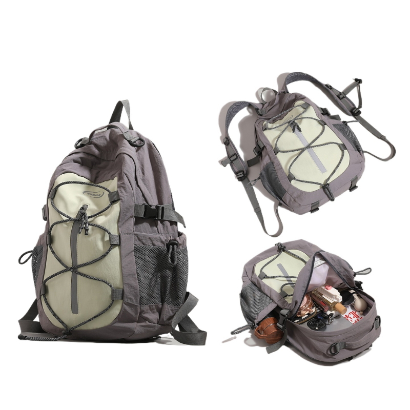 Casual ruksak unisex za planinarenje i putovanja, <20L, pogodan za 8-inčni prijenosno računalo, uzorak 69850, ljeto 2025