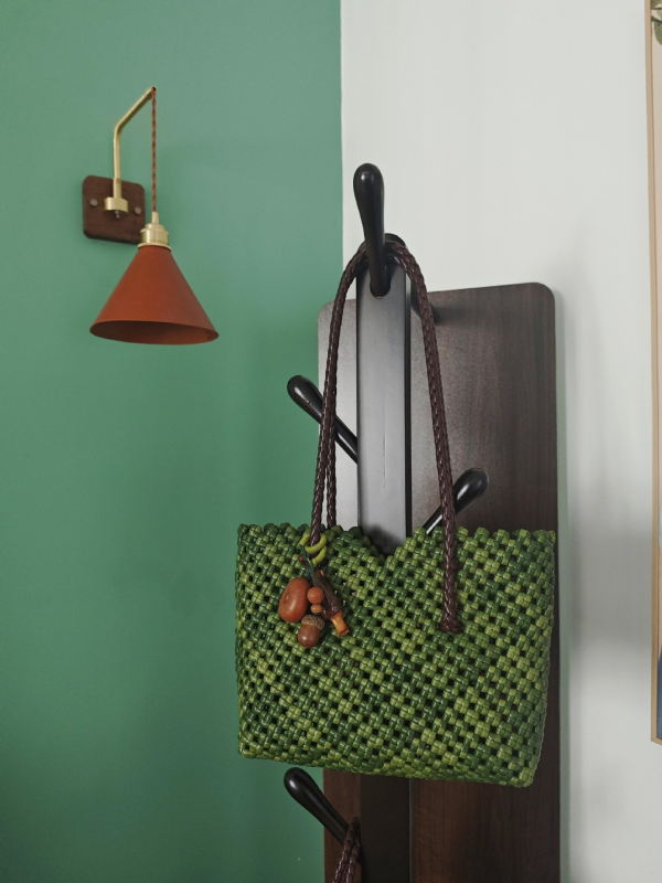 DIY komplet EVA torbe, unisex stil, horizontalni četverokutni oblik, laminirani unutarnji zatvarač, srednja čvrstoća